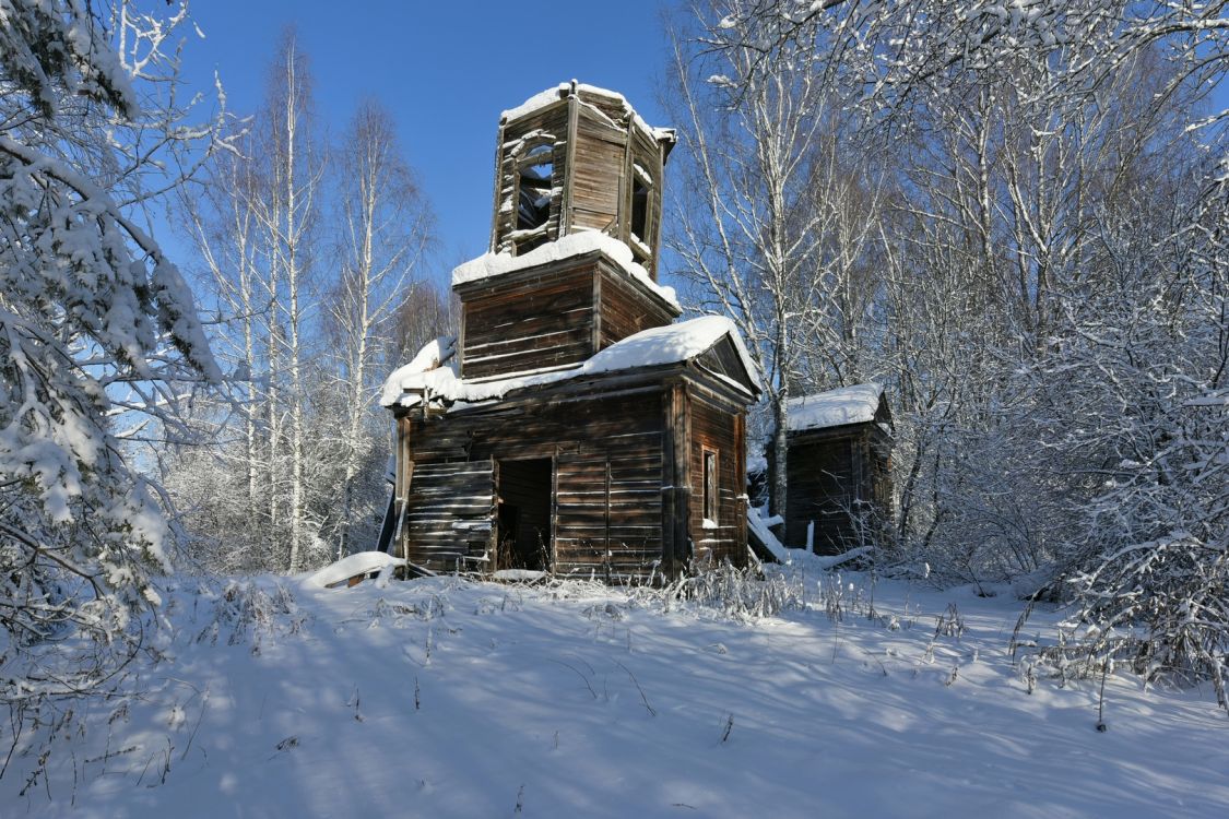 Церковь Петра и Павла, Шляпино (Ковернинский район, Нижегородская область). фасады, Вид с юго-запада