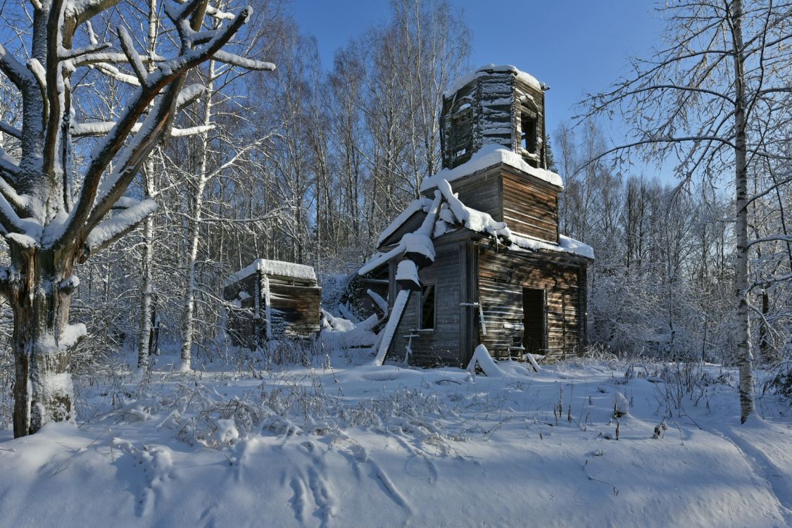 Церковь Петра и Павла, Шляпино (Ковернинский район, Нижегородская область). фасады, Вид с северо-запада