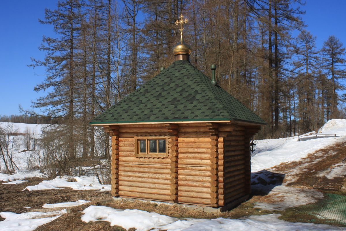 Глебово. Часовня-купальня Казанской иконы Божией Матери. фасады