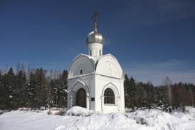 Андреевское. Часовня Алексия, человека Божия на новом кладбище Истры