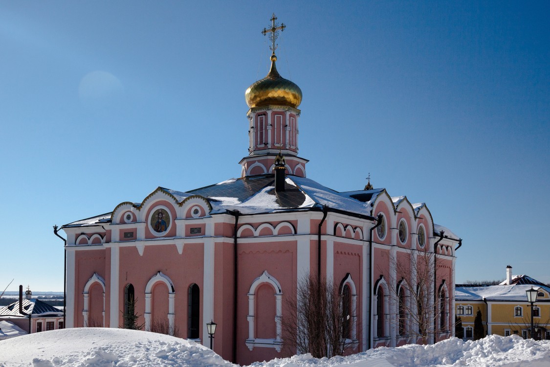 Иоанно-Богословский монастырь. Собор Успения Пресвятой Богородицы, Пощупово (Рыбновский район, Рязанская область). фасады