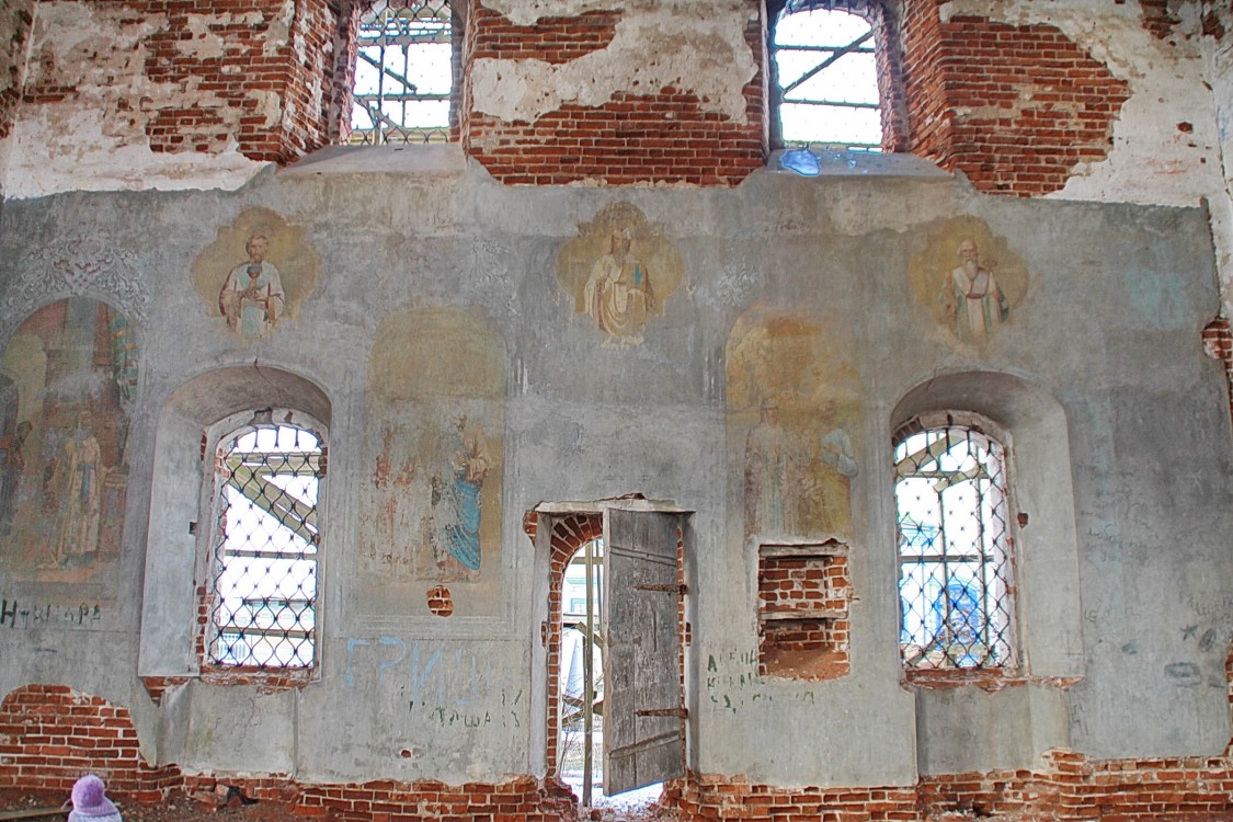 Церковь Воскресения Христова, Носовское (Череповецкий район, Вологодская область). интерьер и убранство