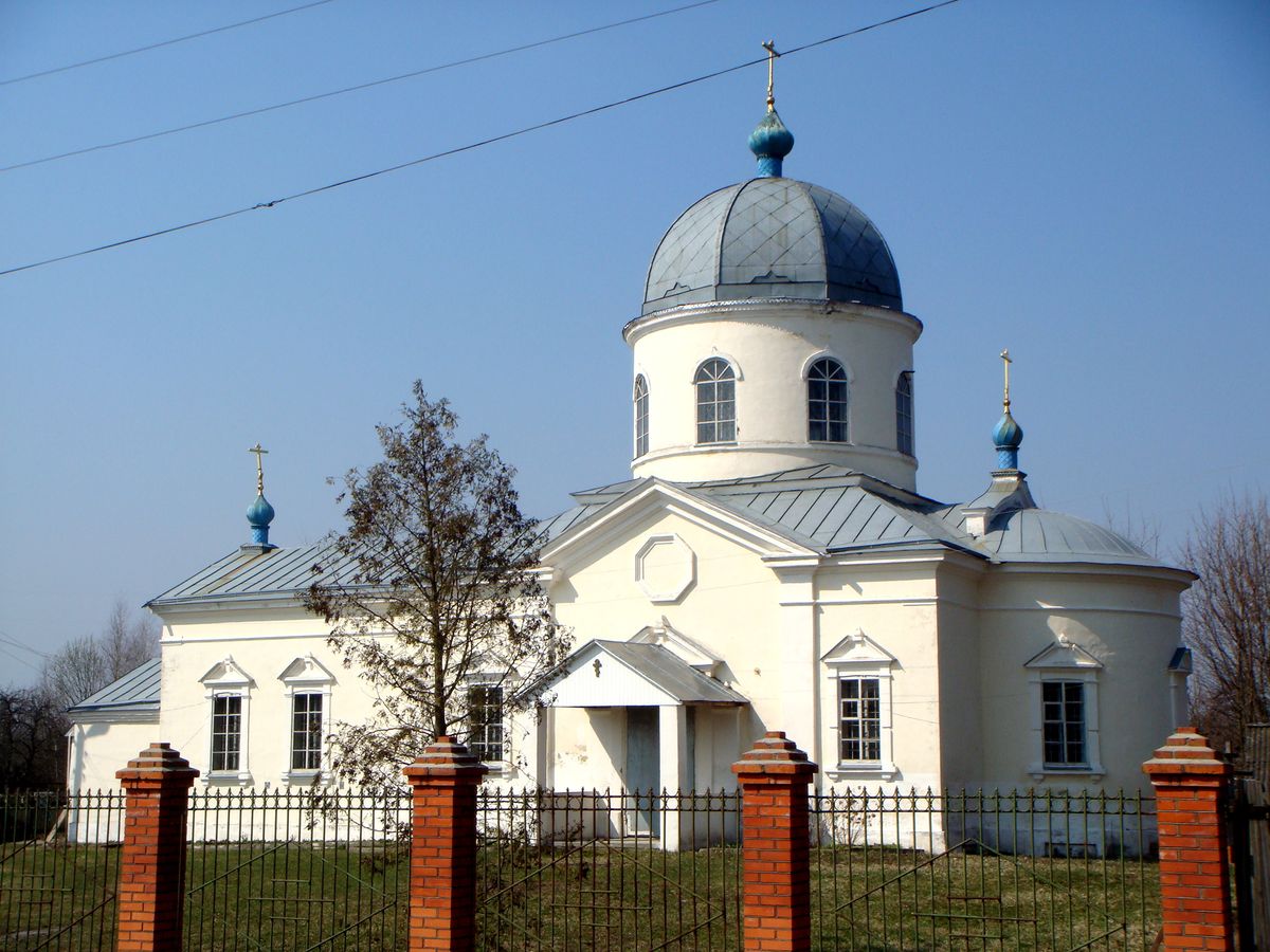 Церковь Вознесения Господня, Злынка (Злынковский район, Брянская область). фасады, Вид на храм с юга
