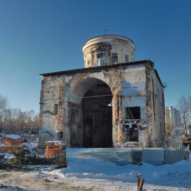 Екатеринбург. Церковь Успения Пресвятой Богородицы при Верх-Исетском заводе. фасады