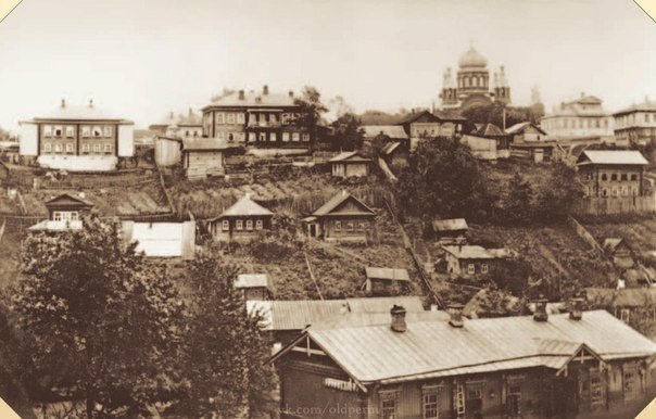 Пермь. Церковь Николая Чудотворца в Мотовилихе. архивная фотография, начало 20-го века