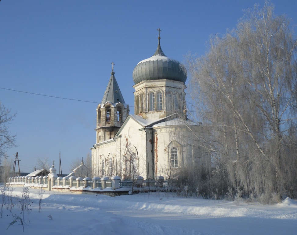 Церковь Спаса Нерукотворного Образа, Спас-Барда (Кишертский район, Пермский край). фасады