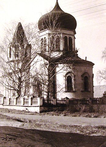 Спас-Барда. Церковь Спаса Нерукотворного Образа. архивная фотография, Фото советского периода из частного архива