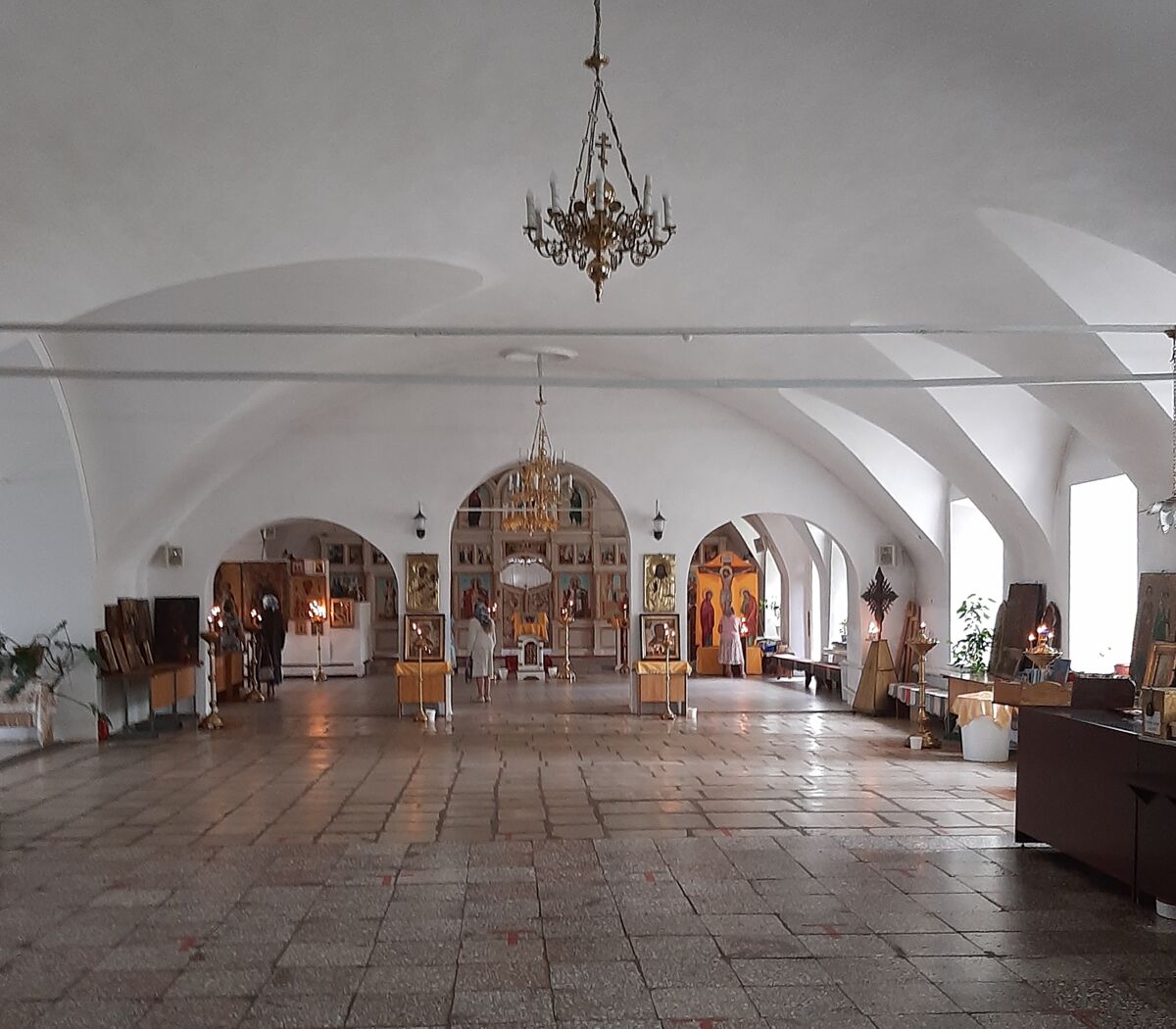 Церковь Илии Пророка, Орда (Ординский район, Пермский край). интерьер и убранство, Нижний храм