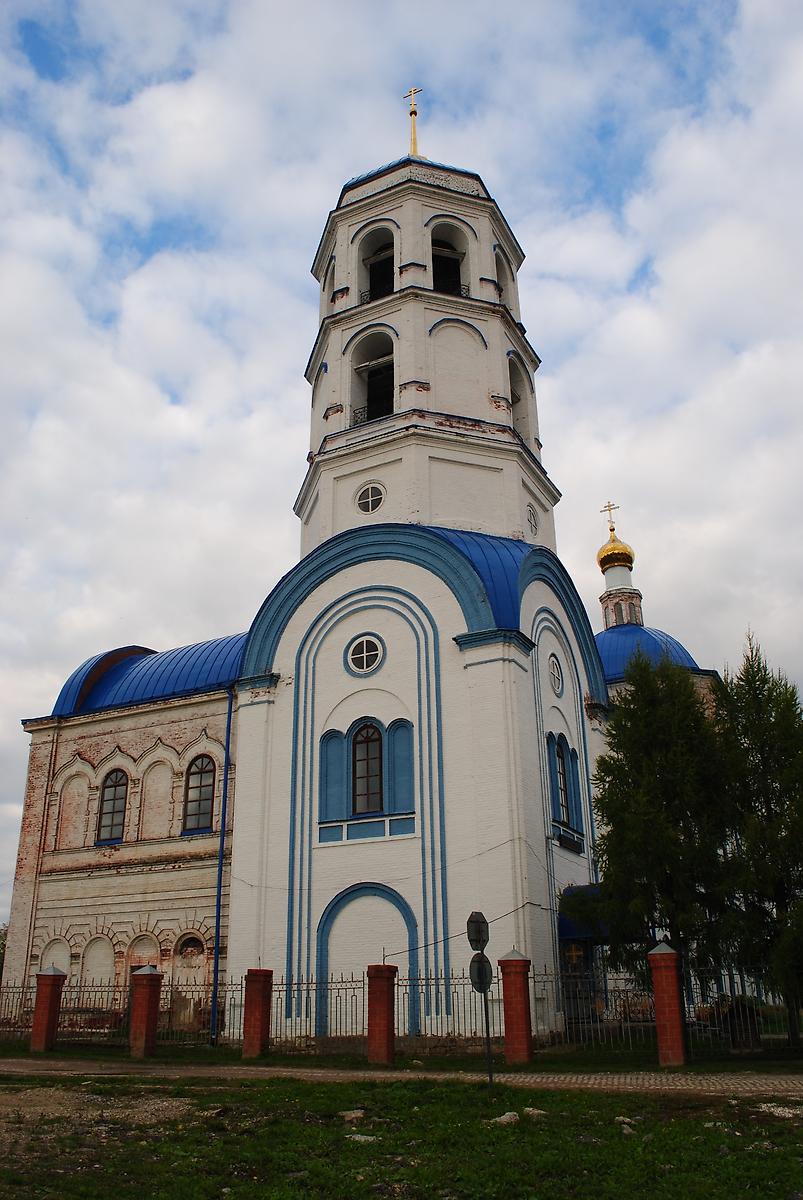 Колокольня., фасады. Церковь Илии Пророка, Орда (Ординский район, Пермский край)
