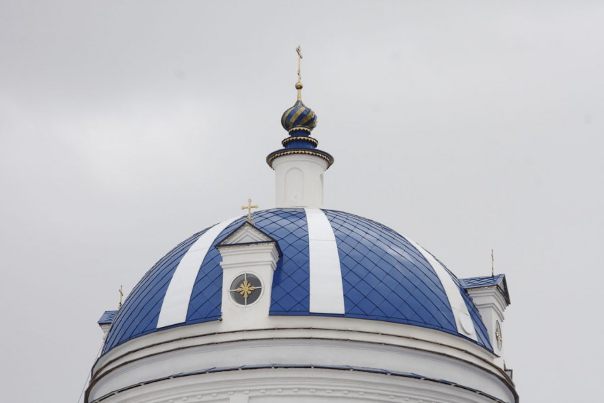 Собор Успения Пресвятой Богородицы, Оханск (Оханский район, Пермский край). архитектурные детали, центральный купол