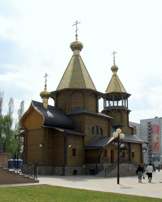 Белгород. Церковь Георгия Победоносца на Харьковской горе. фасады