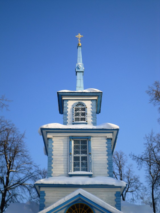 Церковь Митрофана Воронежского, Добрянка (Добрянка, город, Пермский край). архитектурные детали, верхние ярусы колокольни