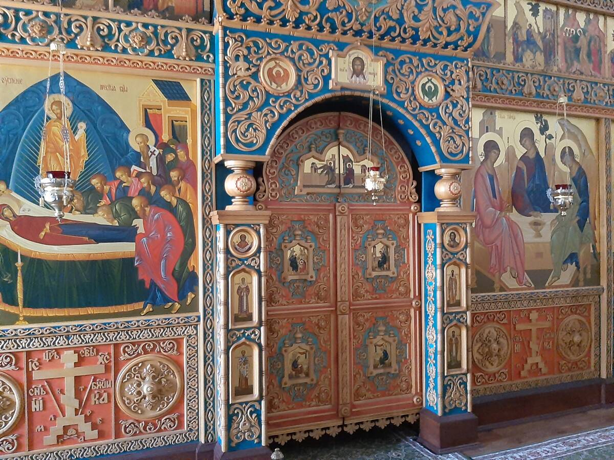 Марфо-Мариинский монастырь. Успенско-Никольский собор, Белгород (Белгород, город, Белгородская область). интерьер и убранство, Царские врата главного иконостаса