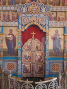 Марфо-Мариинский монастырь. Успенско-Никольский собор, Царские врата придельного иконостаса<br>, Белгород, Белгород, город, Белгородская область