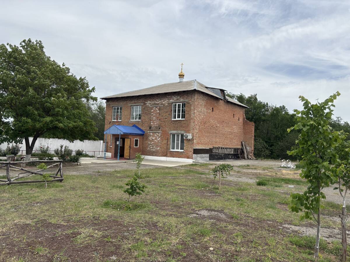 Церковь Рождества Христова, Большая Орловка (Мартыновский район, Ростовская область). общий вид в ландшафте