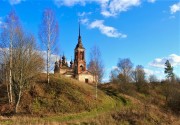 Церковь Благовещения Пресвятой Богородицы, Вид с северо-запада<br>, Унорож, Галичский район, Костромская область