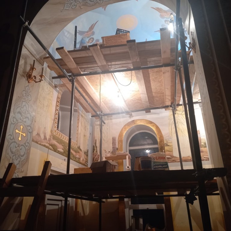 Церковь Димитрия Ростовского, Сальск (Сальский район, Ростовская область). дополнительная информация, Роспись Храма  Иконописная мастерская 
