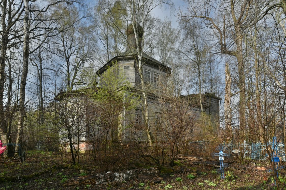 Церковь Покрова Пресвятой Богородицы, Худяково (Городецкий район, Нижегородская область). фасады, Вид с северо-востока