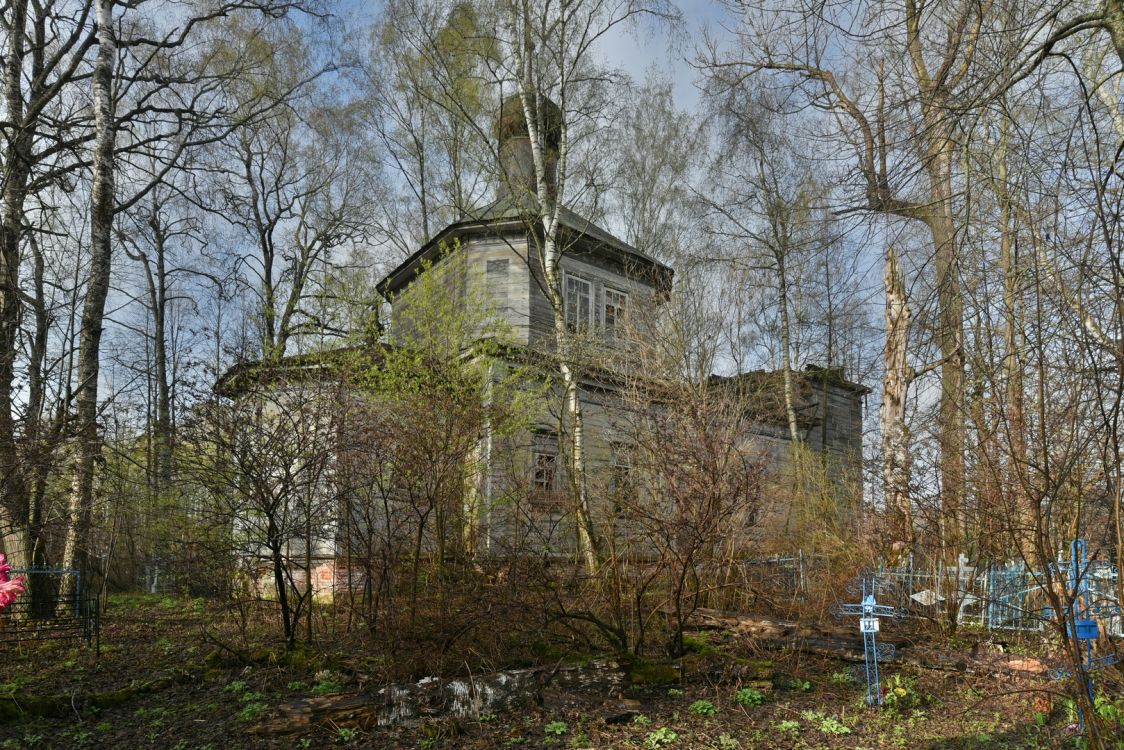 Худяково. Церковь Троицы Живоначальной. фасады, Вид с северо-востока