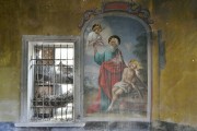 Церковь Покрова Пресвятой Богородицы, Фрагмент храмовой живописи в алтаре: Жертвоприношение Исаака<br>, Худяково, Городецкий район, Нижегородская область