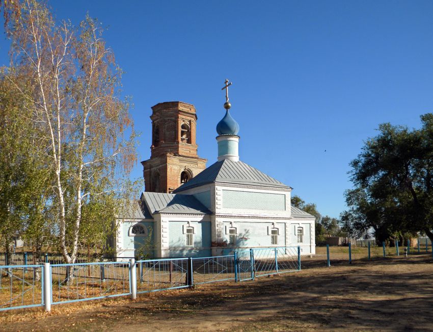 Церковь Донской иконы Божией Матери (новая), Грачи (Енотаевский район, Астраханская область). фасады