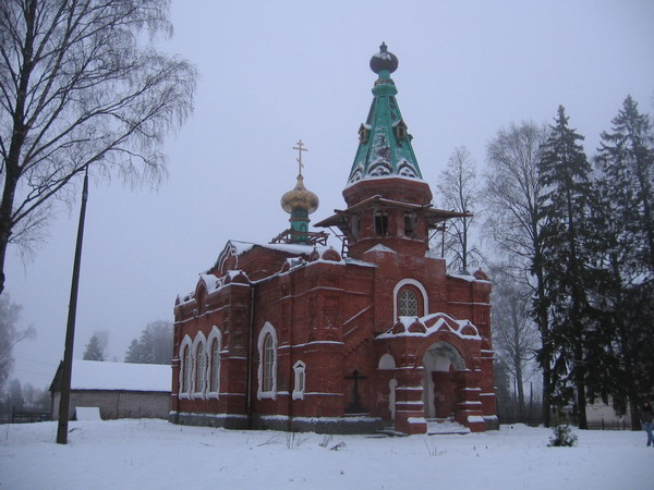 Церковь Илии Пророка, Абаканово (Череповецкий район, Вологодская область). общий вид в ландшафте