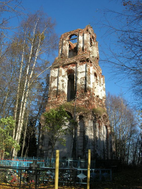 Церковь Рождества Пресвятой Богородицы, Пречистое (погост Чудь) (Череповецкий район, Вологодская область). архитектурные детали, Колокольня