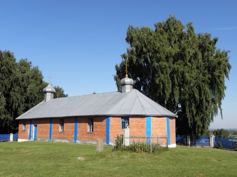 Церковь Михаила Архангела, Цирин (Кореличский район, Беларусь, Гродненская область). общий вид в ландшафте