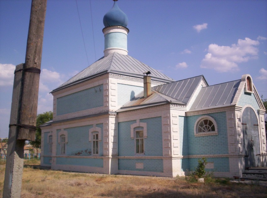 Церковь Донской иконы Божией Матери (новая), Грачи (Енотаевский район, Астраханская область). фасады, Новый храм.Вид с северной стороны.