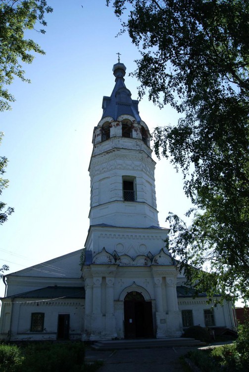Церковь Вознесения Господня, Берёзовка (Берёзовский район, Пермский край). общий вид в ландшафте