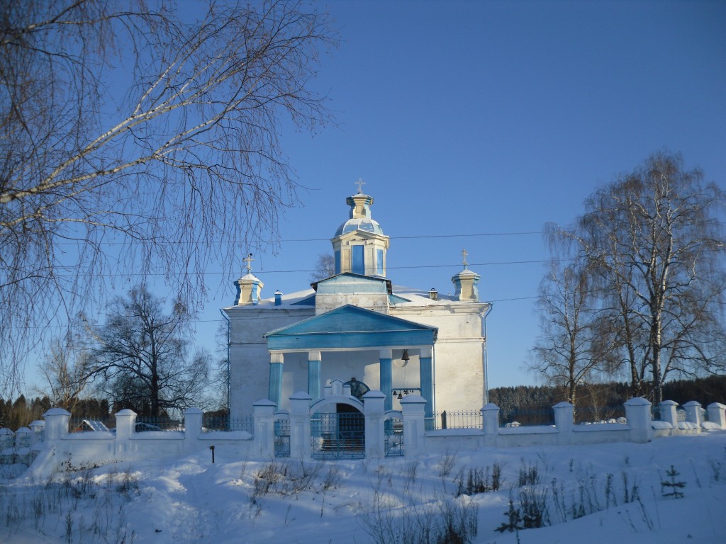 Церковь Михаила Архангела, Шлыки (Частинский район, Пермский край). фасады