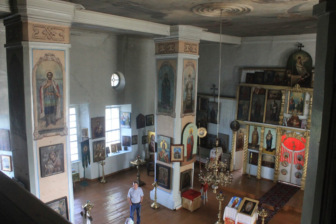 Церковь Михаила Архангела, Шлыки (Частинский район, Пермский край). интерьер и убранство