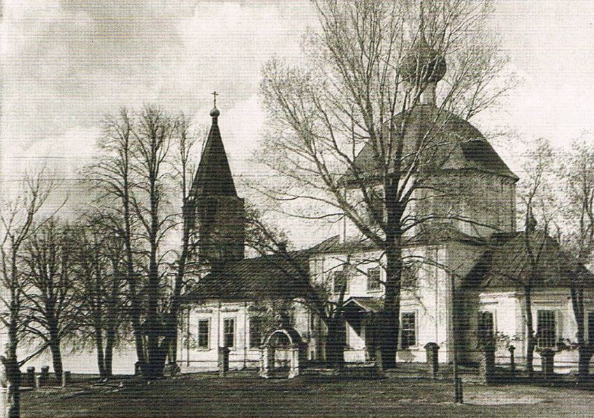 Церковь Рождества Пресвятой Богородицы, Белкино (Бор, ГО, Нижегородская область). архивная фотография, Рождественская церковь села Белкино 1911 год. Источник Борское Заволжье в фотографиях.