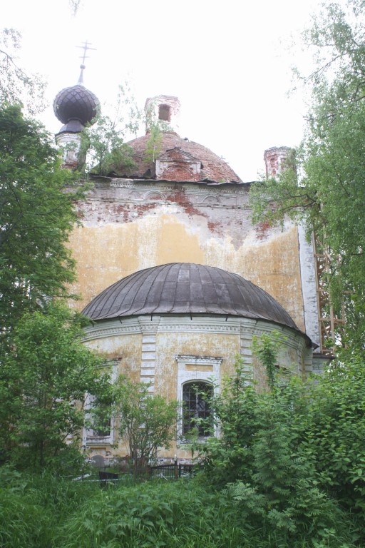 Церковь Спаса Преображения, Никола-Высока (Весьегонский район, Тверская область). фасады