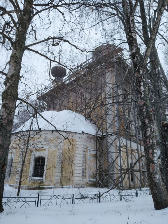 Никола-Высока. Церковь Спаса Преображения. документальные фотографии