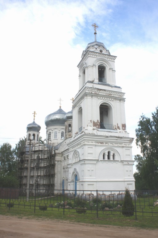 Чамерово. Церковь Казанской иконы Божией Матери. фасады