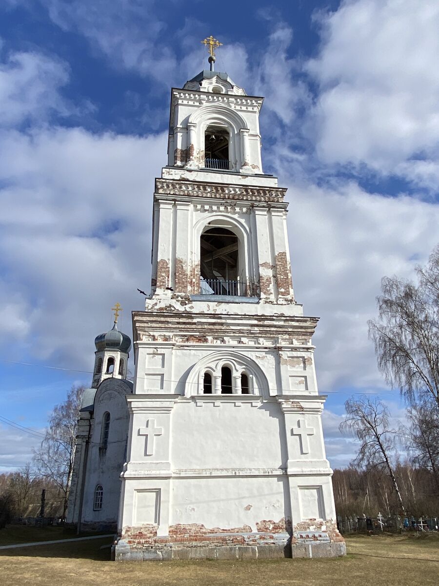Церковь Казанской иконы Божией Матери, Чамерово (Весьегонский район, Тверская область). фасады