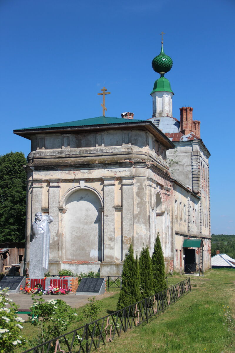 Церковь Климента, Папы Римского, Костюрино (Мышкинский район, Ярославская область). фасады