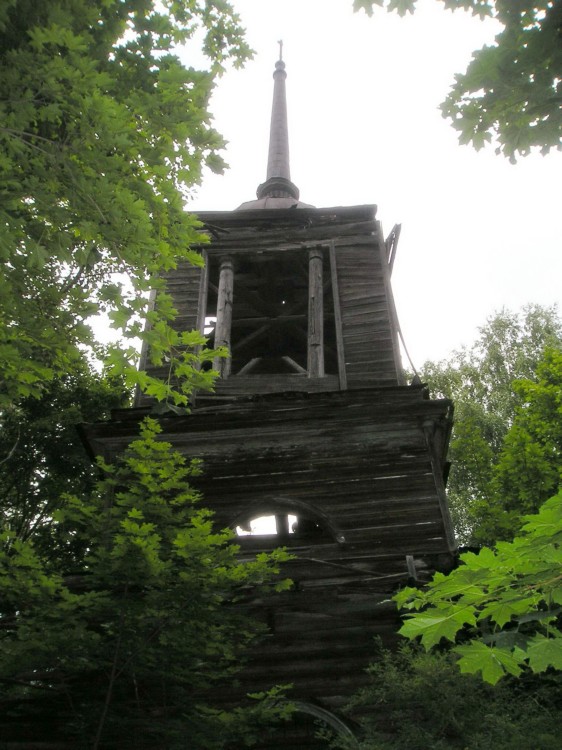 Церковь Иверской иконы Божией Матери, Межуйки (Бор, ГО, Нижегородская область). общий вид в ландшафте