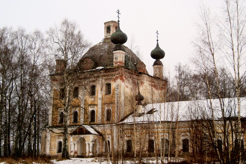 Церковь Спаса Преображения, Никола-Высока (Весьегонский район, Тверская область). архитектурные детали