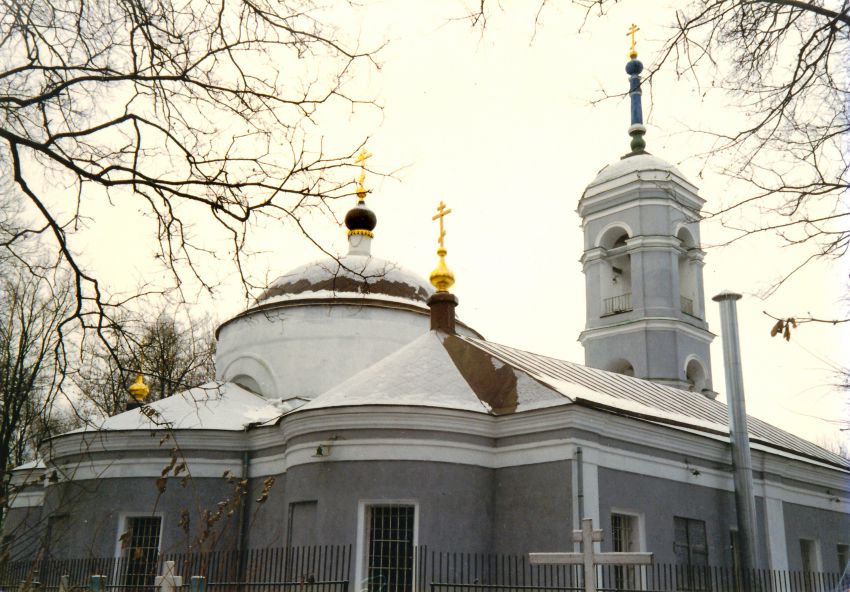Щёлково. Церковь Николая Чудотворца. фасады, верх колокольни другой