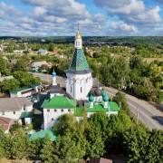 Церковь Николая Чудотворца, С высоты вид с юга<br>, Никулино, Истринский городской округ и ЗАТО Восход, Московская область