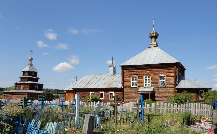 Степана Разина им., посёлок. Церковь Николая Чудотворца. фасады