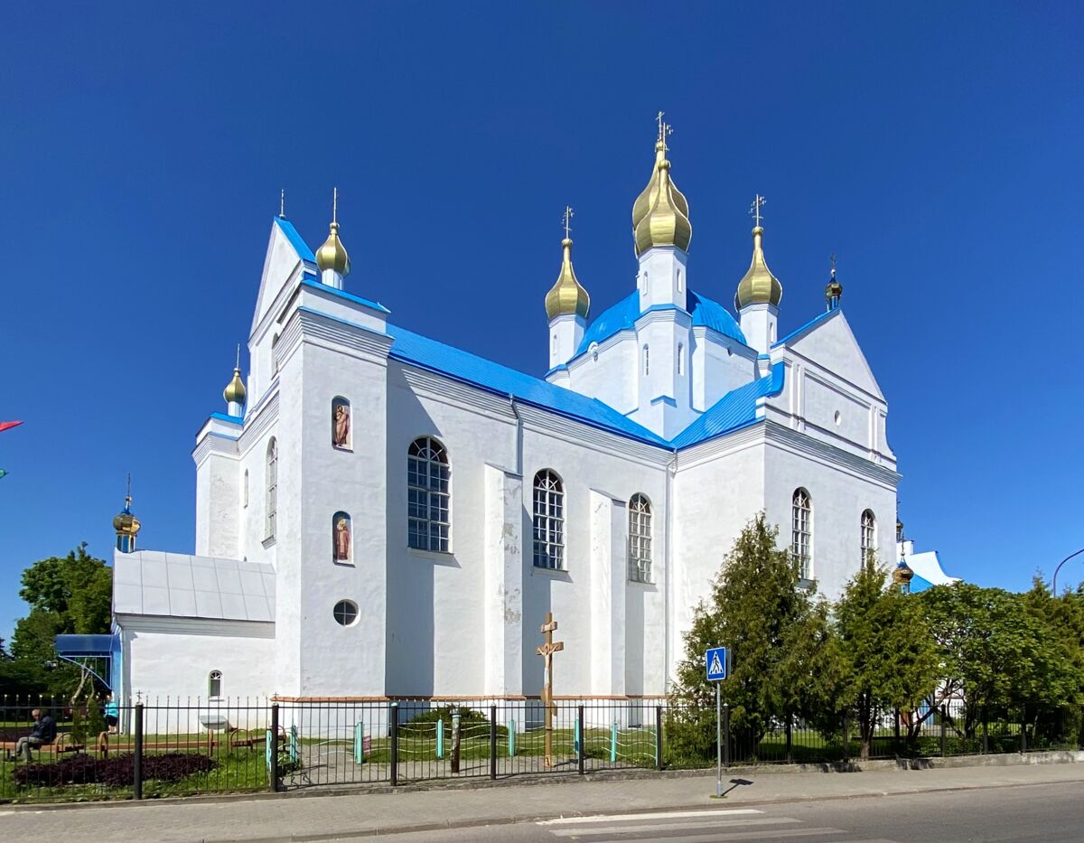 Кафедральный собор Преображения Господня, Слоним (Слонимский район, Беларусь, Гродненская область). фасады, Вид с юго-запада