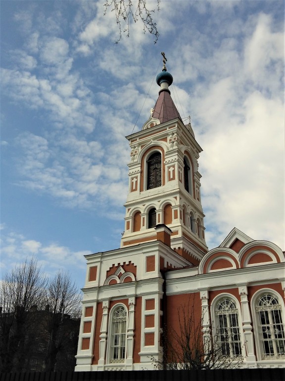 Церковь Алексия, митрополита Московского, Лиепая (Лиепая, город, Латвия). архитектурные детали, Колокольня. Вид с востока