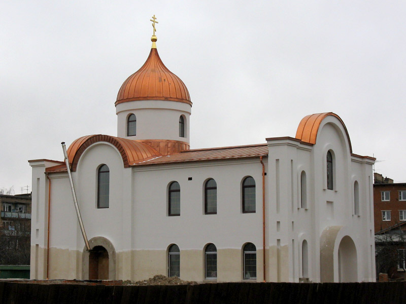 Львовский. Церковь Пантелеимона Целителя (малая). фасады