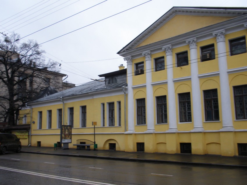 Домовая церковь Филиппа, митрополита Московского при доме графини Соллогуб, Пресненский (Центральный административный округ (ЦАО), г. Москва). фасады, Дом  графини  Соллогуб.