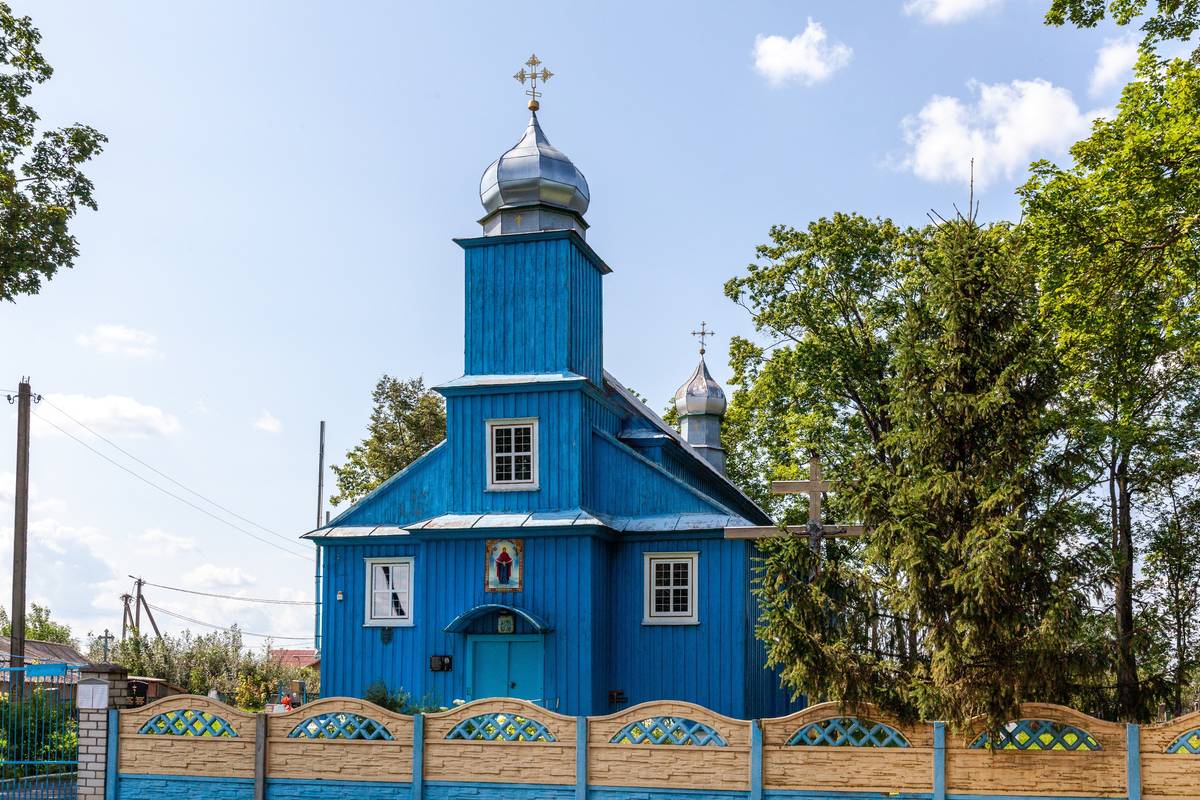 Церковь Покрова Пресвятой Богородицы, Гончары (Лидский район, Беларусь, Гродненская область). фасады