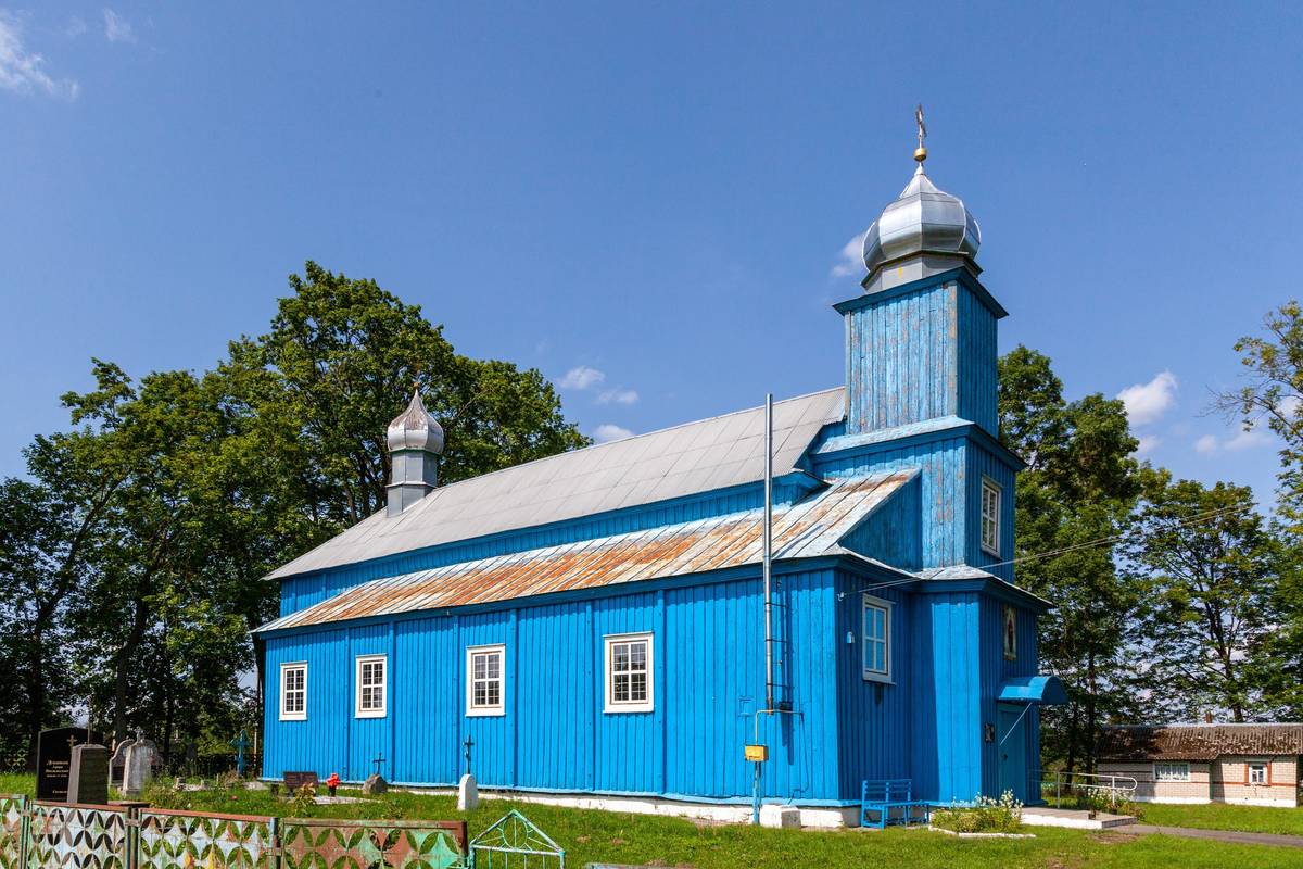 Церковь Покрова Пресвятой Богородицы, Гончары (Лидский район, Беларусь, Гродненская область). фасады