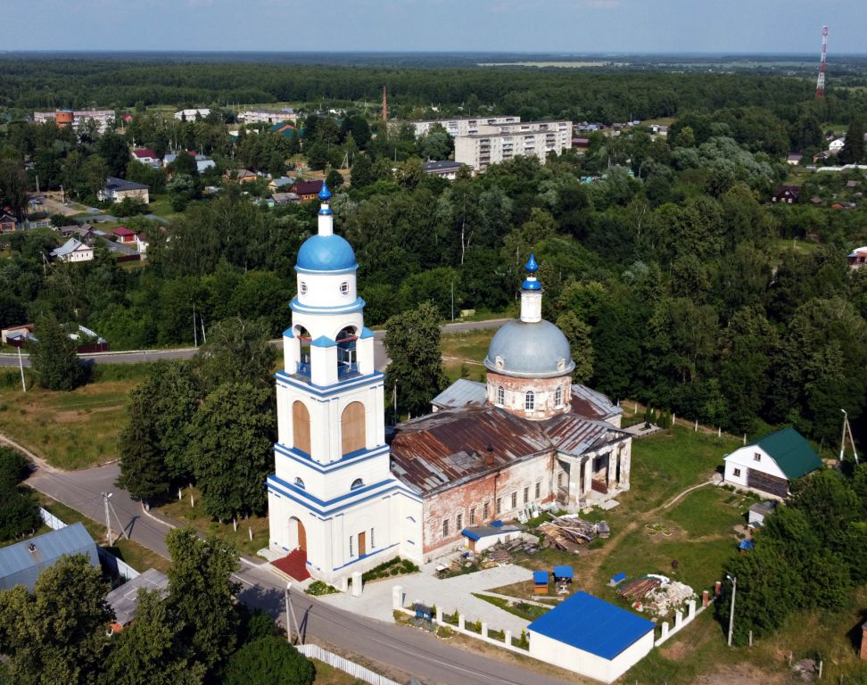 Церковь Рождества Пресвятой Богородицы, Раменки (Егорьевский городской округ, Московская область). общий вид в ландшафте